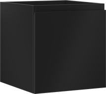 Mexen Orio Badezimmerschrank für Waschtisch 45 cm, 1 Schublade, schwarz matt - 91A10-04547-1-BF71
