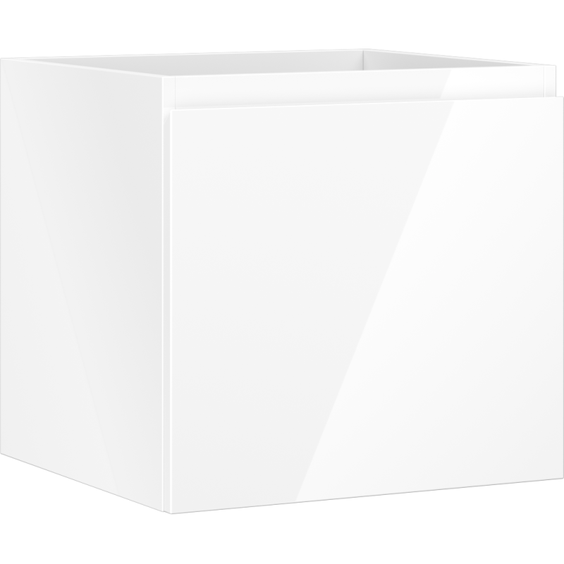 Mexen Orio Badezimmerschrank unter Waschbecken 50 cm, 1 Schublade, weiß glänzend - 91A10-05047-1-BF00