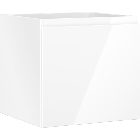 Mexen Orio Badezimmerschrank unter Waschbecken 50 cm, 1 Schublade, weiß glänzend - 91A10-05047-1-BF00