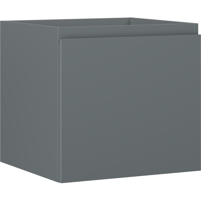 Mexen Orio Badezimmerschrank für Waschbecken 50 cm, 1 Schublade, Graphit matt - 91A10-05047-1-BF66