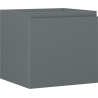 Mexen Orio Badezimmerschrank für Waschbecken 50 cm, 1 Schublade, Graphit matt - 91A10-05047-1-BF66
