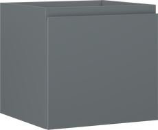 Mexen Orio Badezimmerschrank für Waschbecken 50 cm, 1 Schublade, Graphit matt - 91A10-05047-1-BF66