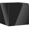 Mexen Orio Badezimmer-Unterschrank 50 cm, 1 Schublade, schwarz glänzend - 91A10-05047-1-BF70