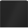 Mexen Orio Badezimmerschrank für Waschbecken 50 cm, 1 Schublade, schwarz matt - 91A10-05047-1-BF71