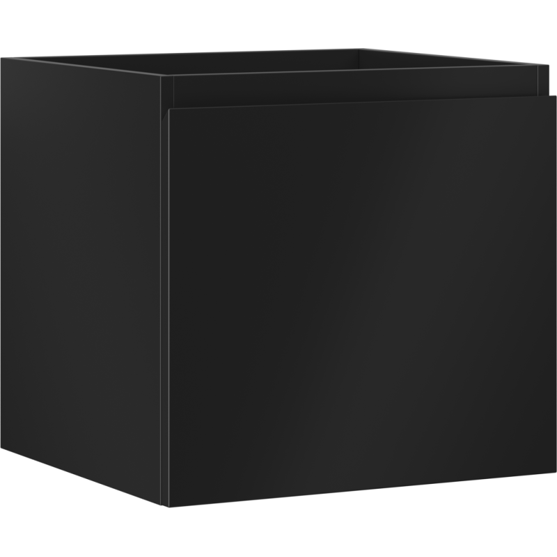 Mexen Orio Badezimmerschrank für Waschbecken 50 cm, 1 Schublade, schwarz matt - 91A10-05047-1-BF71