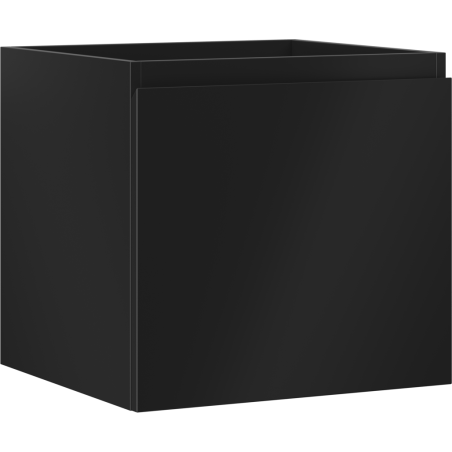 Mexen Orio Badezimmerschrank für Waschbecken 50 cm, 1 Schublade, schwarz matt - 91A10-05047-1-BF71