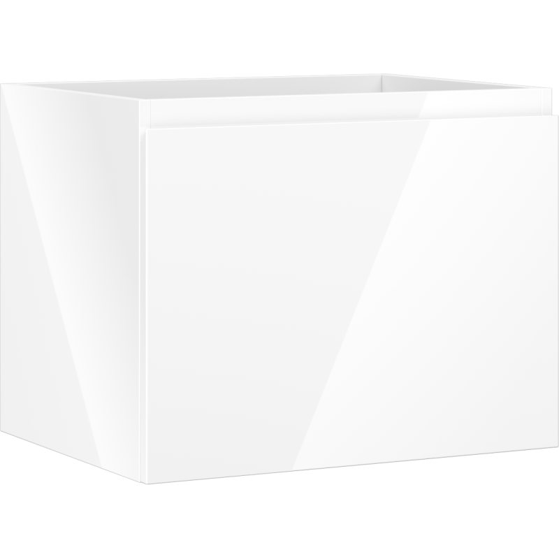 Mexen Orio Badezimmerschrank Unterputz 60 cm, 1 Schublade, weiß glänzend - 91A10-06047-1-BF00