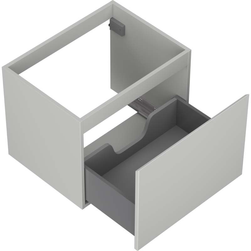 Mexen Orio Badezimmerschrank unter dem Waschbecken 60 cm, 1 Schublade, grau matt - 91A10-06047-1-BF62