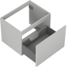 Mexen Orio Badezimmerschrank unter dem Waschbecken 60 cm, 1 Schublade, grau matt - 91A10-06047-1-BF62