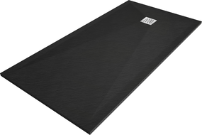 Mexen Stone+ rechteckige Komposit-Duschtasse 180 x 90 cm, schwarz - 44709018