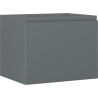 Mexen Orio Badezimmerschrank für Waschbecken 60 cm, 1 Schublade, Graphit matt - 91A10-06047-1-BF66