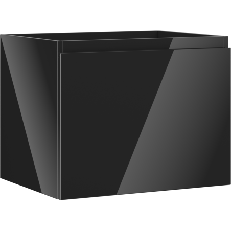 Mexen Orio Badezimmerschrank unter dem Waschbecken 60 cm, 1 Schublade, schwarz glänzend - 91A10-06047-1-BF70
