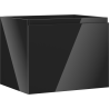 Mexen Orio Badezimmerschrank unter dem Waschbecken 60 cm, 1 Schublade, schwarz glänzend - 91A10-06047-1-BF70