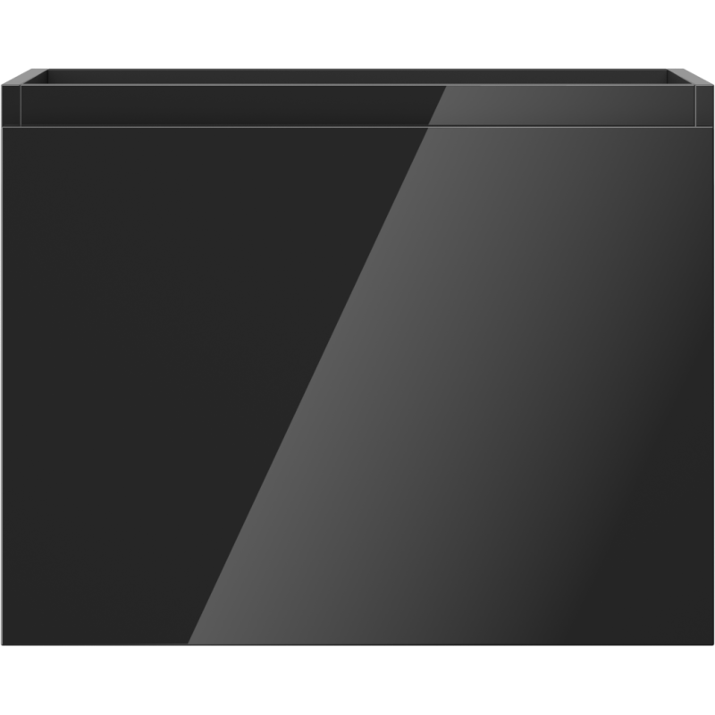 Mexen Orio Badezimmerschrank unter dem Waschbecken 60 cm, 1 Schublade, schwarz glänzend - 91A10-06047-1-BF70