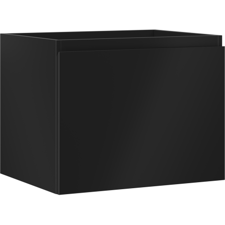Mexen Orio Badezimmerschrank für Waschtisch 60 cm, 1 Schublade, schwarz matt - 91A10-06047-1-BF71