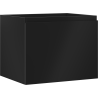 Mexen Orio Badezimmerschrank für Waschtisch 60 cm, 1 Schublade, schwarz matt - 91A10-06047-1-BF71