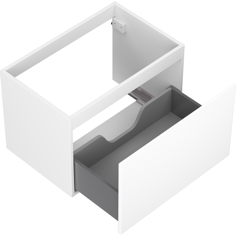 Mexen Orio Badschrank unter dem Waschbecken 70 cm, 1 Schublade, weiß matt - 91A10-07047-1-BF01