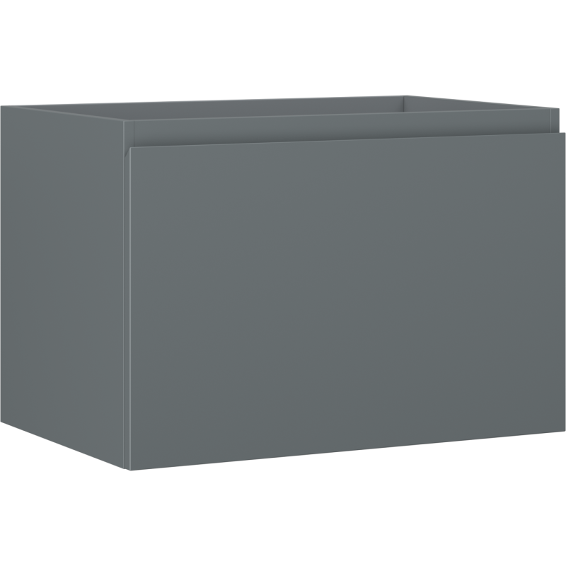 Mexen Orio Badezimmerschrank unter Waschbecken 70 cm, 1 Schublade, Graphit matt - 91A10-07047-1-BF66
