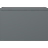 Mexen Orio Badezimmerschrank unter Waschbecken 70 cm, 1 Schublade, Graphit matt - 91A10-07047-1-BF66