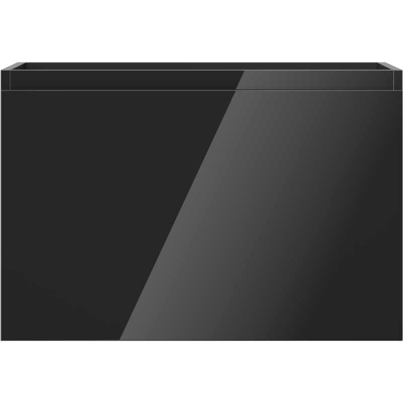 Mexen Orio Badezimmerschrank unter Waschbecken 70 cm, 1 Schublade, schwarz glänzend - 91A10-07047-1-BF70