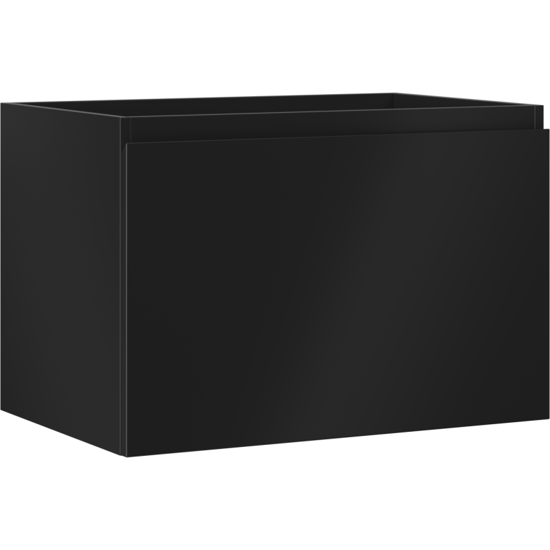 Mexen Orio Badezimmerunterschrank 70 cm, 1 Schublade, schwarz matt - 91A10-07047-1-BF71