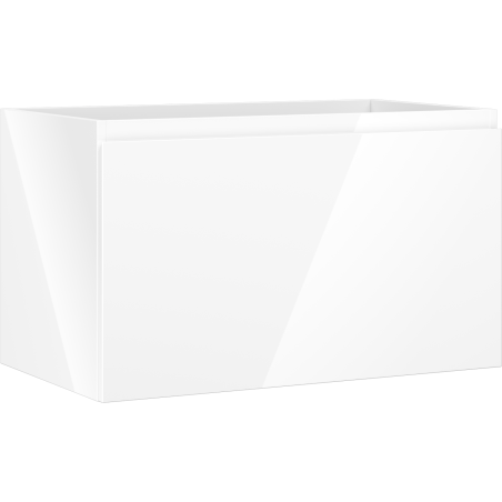 Mexen Orio Badezimmerschrank für Waschbecken 80 cm, 1 Schublade, weiß glänzend - 91A10-08047-1-BF00
