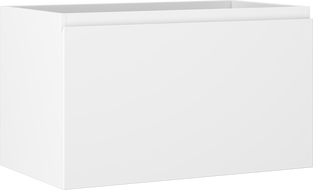 Mexen Orio Badezimmerunterschrank 80 cm, 1 Schublade, weiß matt - 91A10-08047-1-BF01