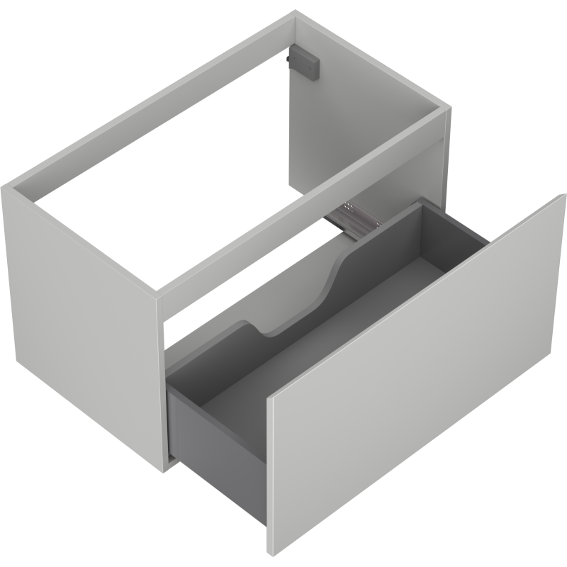 Mexen Orio Badezimmerunterschrank 80 cm, 1 Schublade, graumatt - 91A10-08047-1-BF62