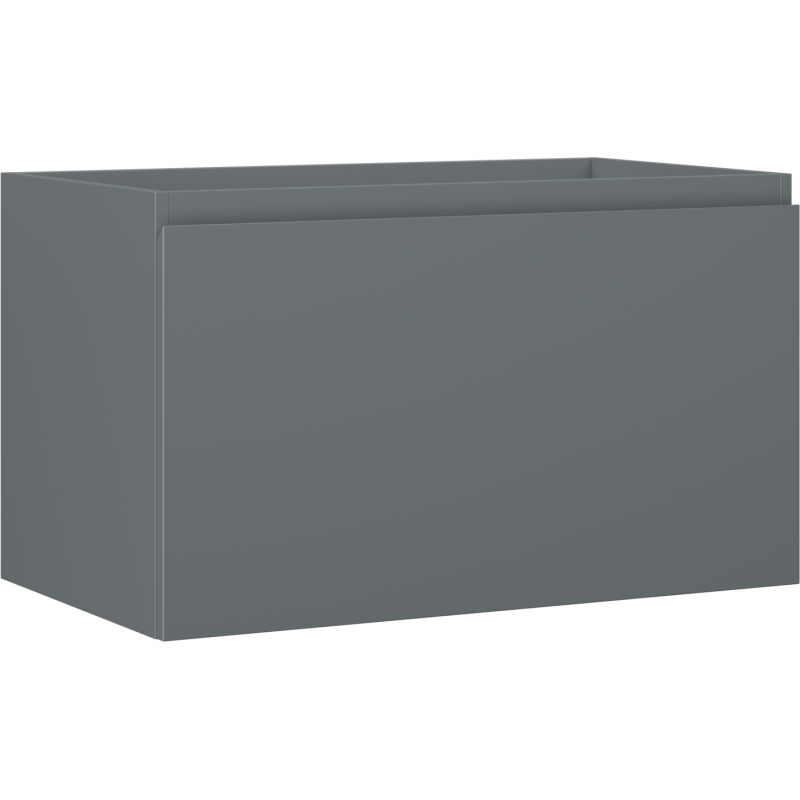 Mexen Orio Badezimmer-Unterschrank 80 cm, 1 Schublade, Graphit matt - 91A10-08047-1-BF66