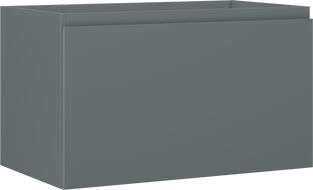 Mexen Orio Badezimmer-Unterschrank 80 cm, 1 Schublade, Graphit matt - 91A10-08047-1-BF66