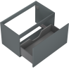 Mexen Orio Badezimmer-Unterschrank 80 cm, 1 Schublade, Graphit matt - 91A10-08047-1-BF66