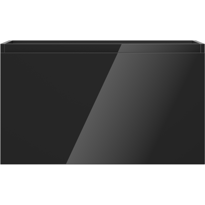 Mexen Orio Badezimmerunterschrank 80 cm, 1 Schublade, schwarz glänzend - 91A10-08047-1-BF70