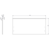 Mexen Orio Badezimmer-Unterschrank 90 cm, 1 Schublade, grau matt - 91A10-09047-1-BF62