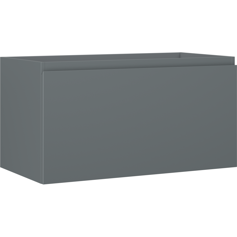 Mexen Orio Badezimmerschrank für Waschbecken 90 cm, 1 Schublade, grafit matt - 91A10-09047-1-BF66