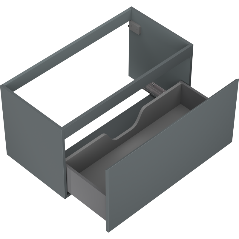 Mexen Orio Badezimmerschrank für Waschbecken 90 cm, 1 Schublade, grafit matt - 91A10-09047-1-BF66