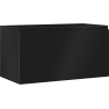 Mexen Orio Badezimmerschrank unter Waschbecken 90 cm, 1 Schublade, schwarz matt - 91A10-09047-1-BF71