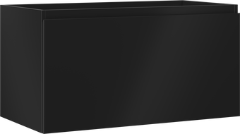 Mexen Orio Badezimmerschrank unter Waschbecken 90 cm, 1 Schublade, schwarz matt - 91A10-09047-1-BF71