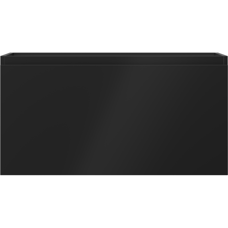 Mexen Orio Badezimmerschrank unter Waschbecken 90 cm, 1 Schublade, schwarz matt - 91A10-09047-1-BF71