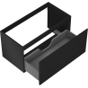Mexen Orio Badezimmerschrank unter Waschbecken 90 cm, 1 Schublade, schwarz matt - 91A10-09047-1-BF71