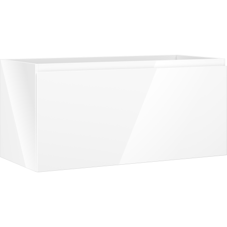 Mexen Orio Badezimmer-Unterschrank 100 cm, 1 Schublade, weiß glänzend - 91A10-10047-1-BF00