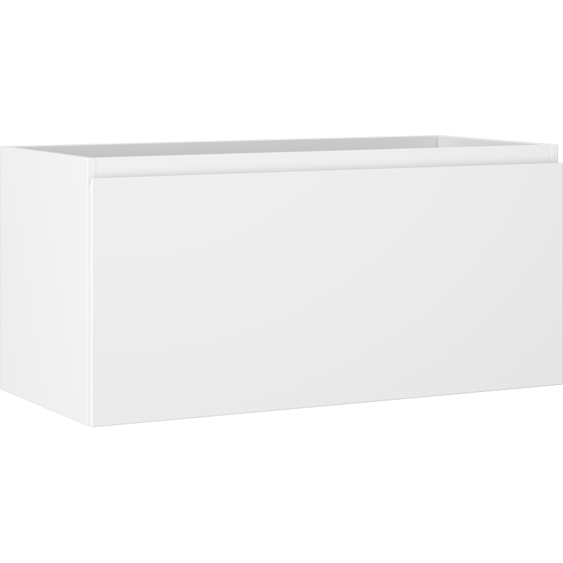 Mexen Orio Badezimmerschrank für Waschbecken 100 cm, 1 Schublade, weiß matt - 91A10-10047-1-BF01
