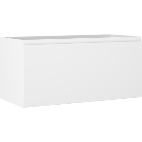 Mexen Orio Badezimmerschrank für Waschbecken 100 cm, 1 Schublade, weiß matt - 91A10-10047-1-BF01