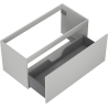 Mexen Orio Badezimmerschrank unter dem Waschbecken 100 cm, 1 Schublade, grau matt - 91A10-10047-1-BF62