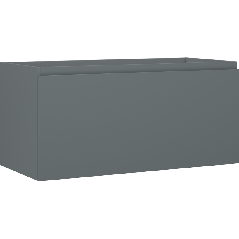 Mexen Orio Badunterschrank 100 cm, 1 Schublade, Graphit matt - 91A10-10047-1-BF66