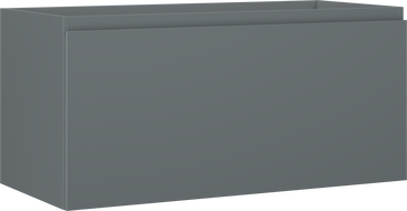 Mexen Orio Badunterschrank 100 cm, 1 Schublade, Graphit matt - 91A10-10047-1-BF66