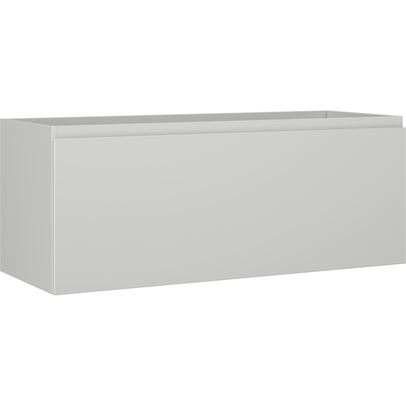 Mexen Orio Badezimmerschrank für Waschbecken 120 cm, 1 Schublade, Grau Matt - 91A10-12047-1-BF62