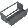 Mexen Orio Badezimmerschrank für Waschbecken 120 cm, 1 Schublade, Grafit Matt - 91A10-12047-1-BF66