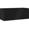 Mexen Orio Badezimmerschrank für Waschbecken 120 cm, 1 Schublade, schwarz matt - 91A10-12047-1-BF71