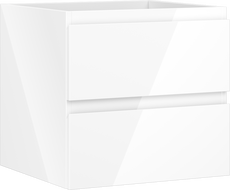 Mexen Orio 50 cm Badezimmerschrank für Waschbecken, 2 Schubladen, Weiß Hochglanz - 91A10-05047-2-BFF00