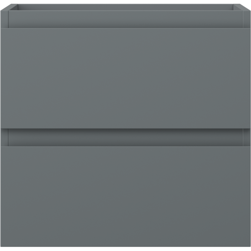 Mexen Orio Badezimmerschrank 50 cm, 2 Schubladen, Graphit Matt - 91A10-05047-2-BFF66